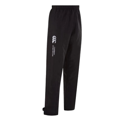 Black - Front - Canterbury Childrens-Kids Open Hem Tracksuit Bottoms