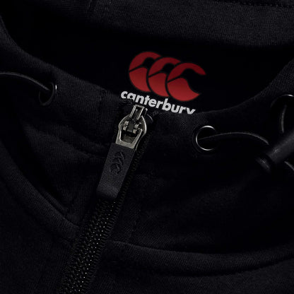 Black - Lifestyle - Canterbury Mens Tempo+ Stretch Full Zip Hoodie