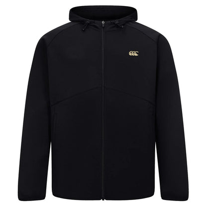 Black - Front - Canterbury Mens Tempo+ Stretch Full Zip Hoodie