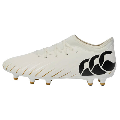 White - Side - Canterbury Childrens-Kids Speed Falcon Firm Ground Boots