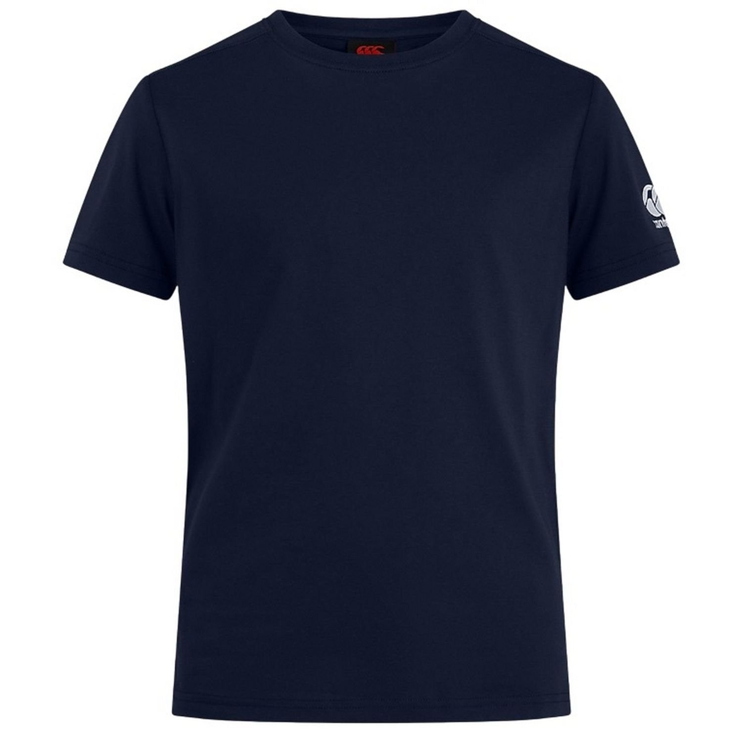 Navy - Front - Canterbury Boys Club Plain T-Shirt