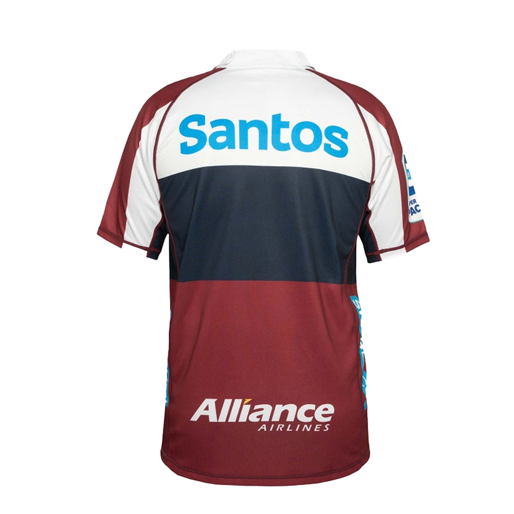 Maroon - Back - Canterbury Childrens-Kids Queensland Reds Jersey
