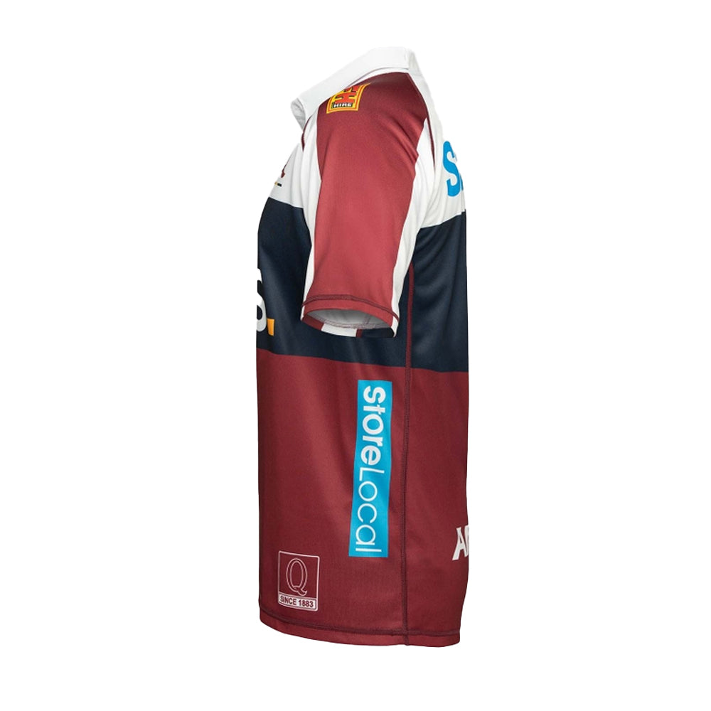 Maroon - Side - Canterbury Childrens-Kids Queensland Reds Jersey