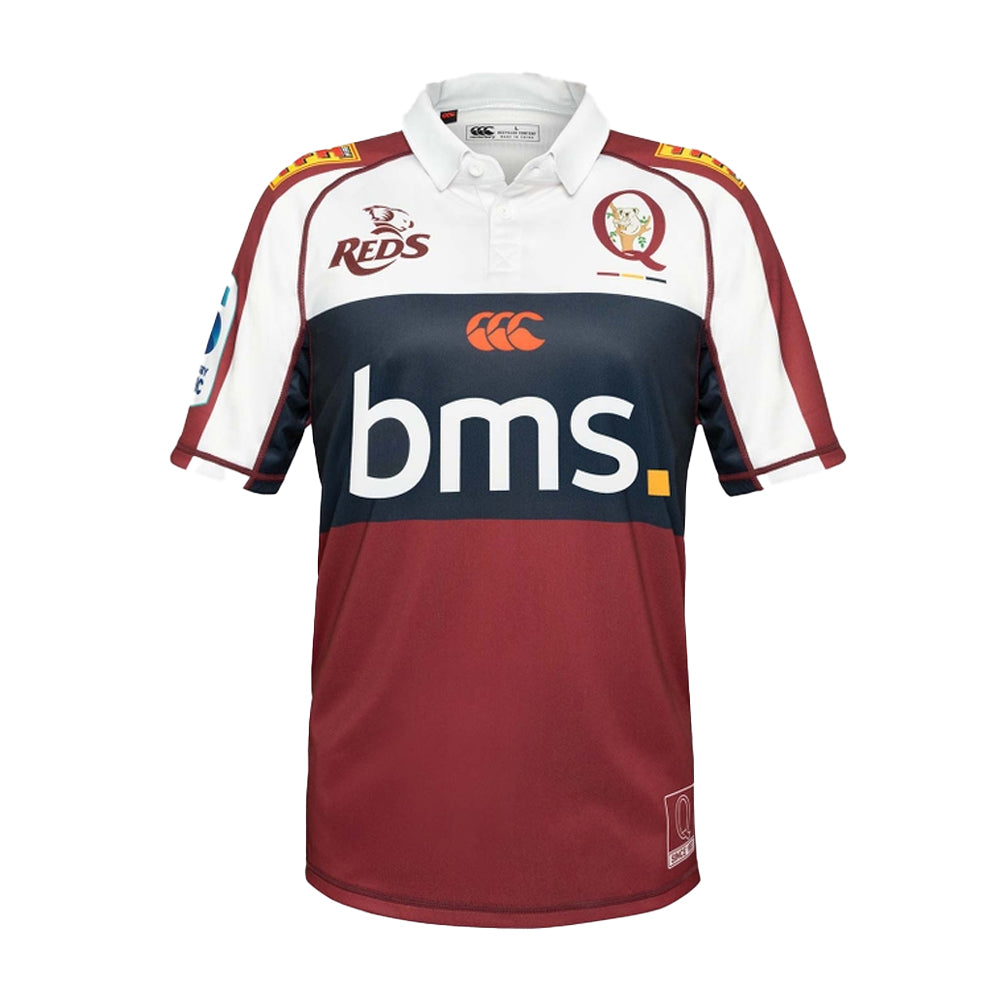 Maroon - Front - Canterbury Childrens-Kids Queensland Reds Jersey