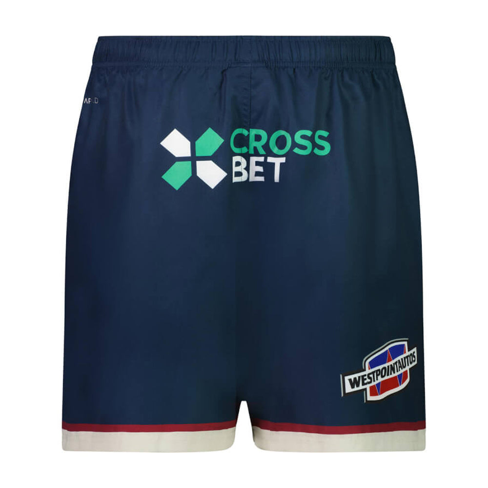 Navy - Back - Canterbury Mens Queensland Reds Gym Shorts