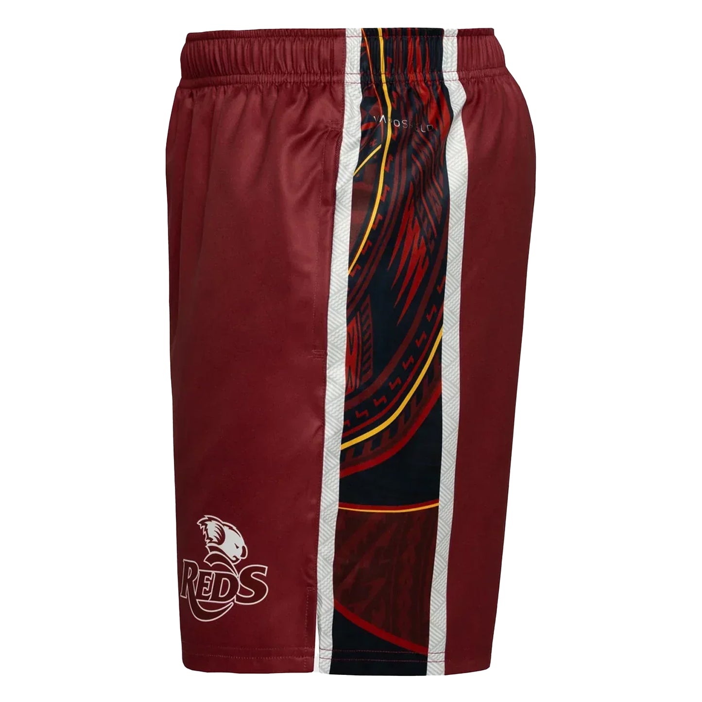 Maroon - Lifestyle - Canterbury Mens Pasifika Queensland Reds Gym Shorts