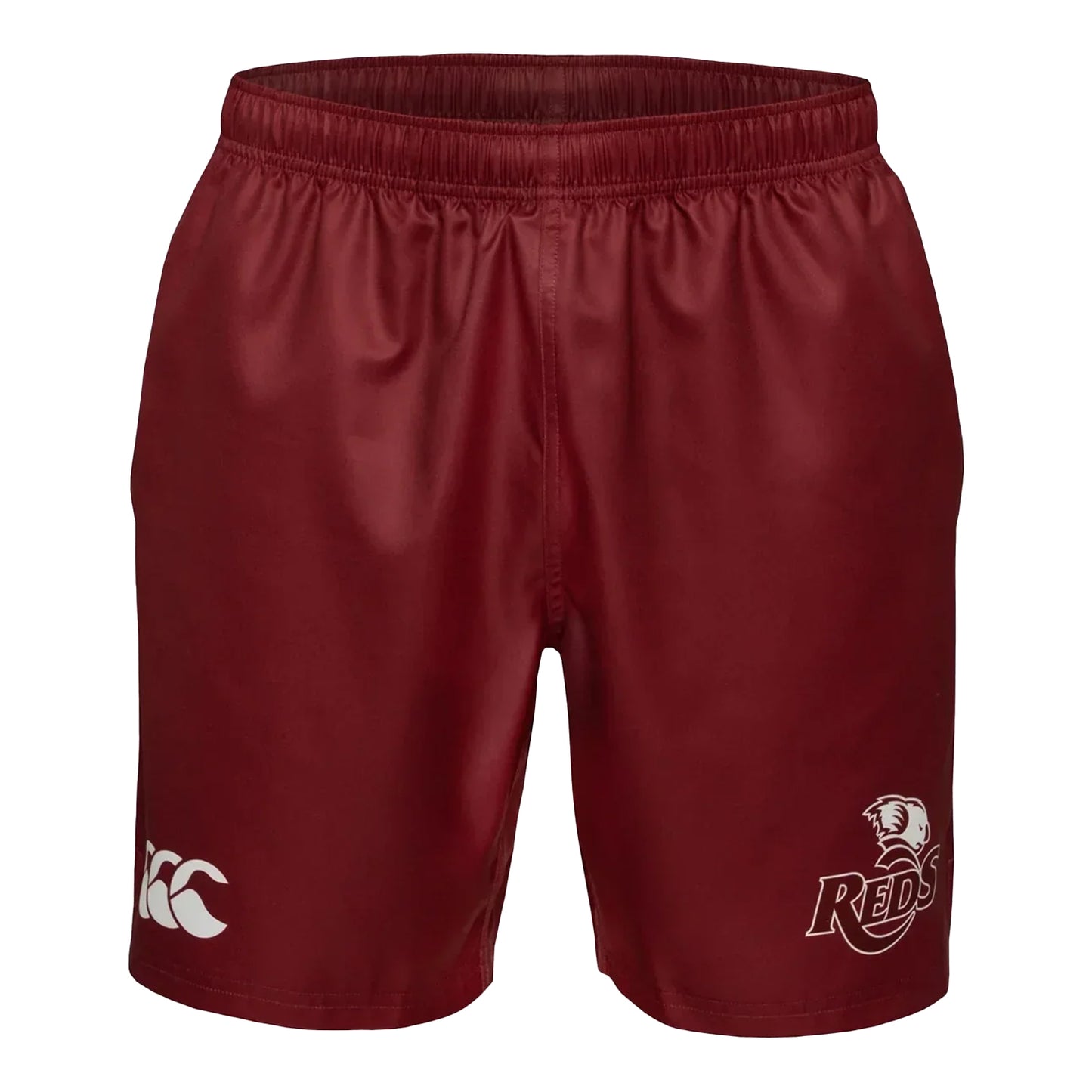Maroon - Front - Canterbury Mens Pasifika Queensland Reds Gym Shorts