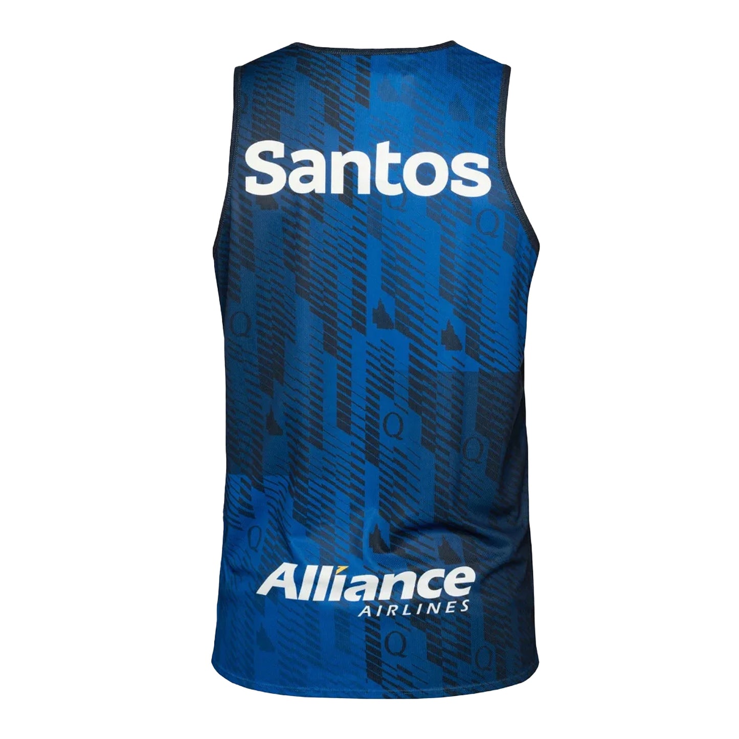Navy - Back - Canterbury Unisex Adult 2025 Queensland Reds Training Vest Top