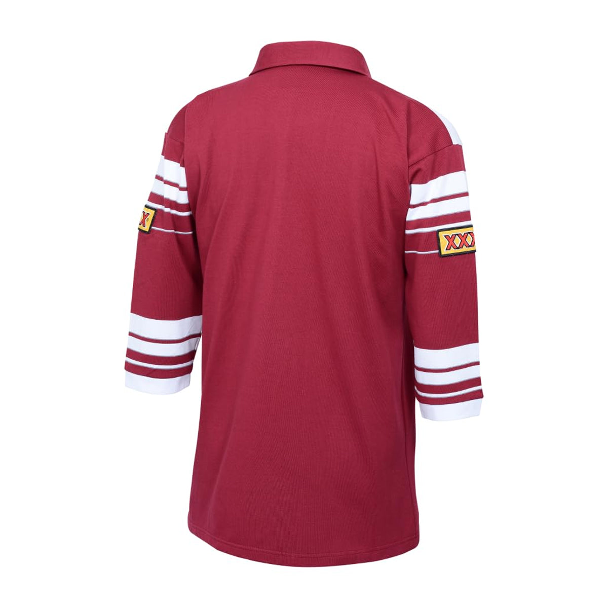 Maroon - Back - Canterbury Mens NRL Queensland Maroons Polo Shirt