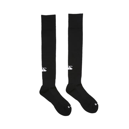 Black - Front - Canterbury Mens Club Logo Rugby Socks