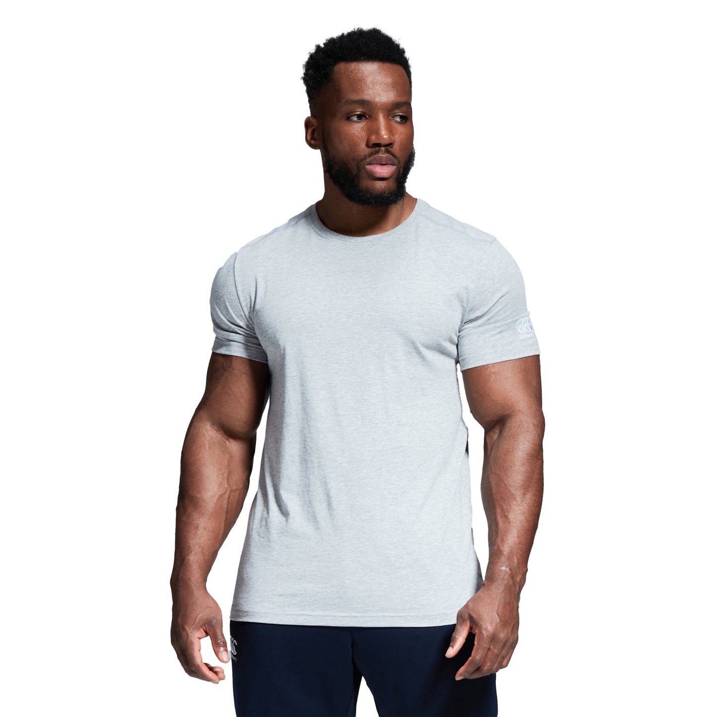 Classic Marl - Side - Canterbury Mens Club Plain T-Shirt