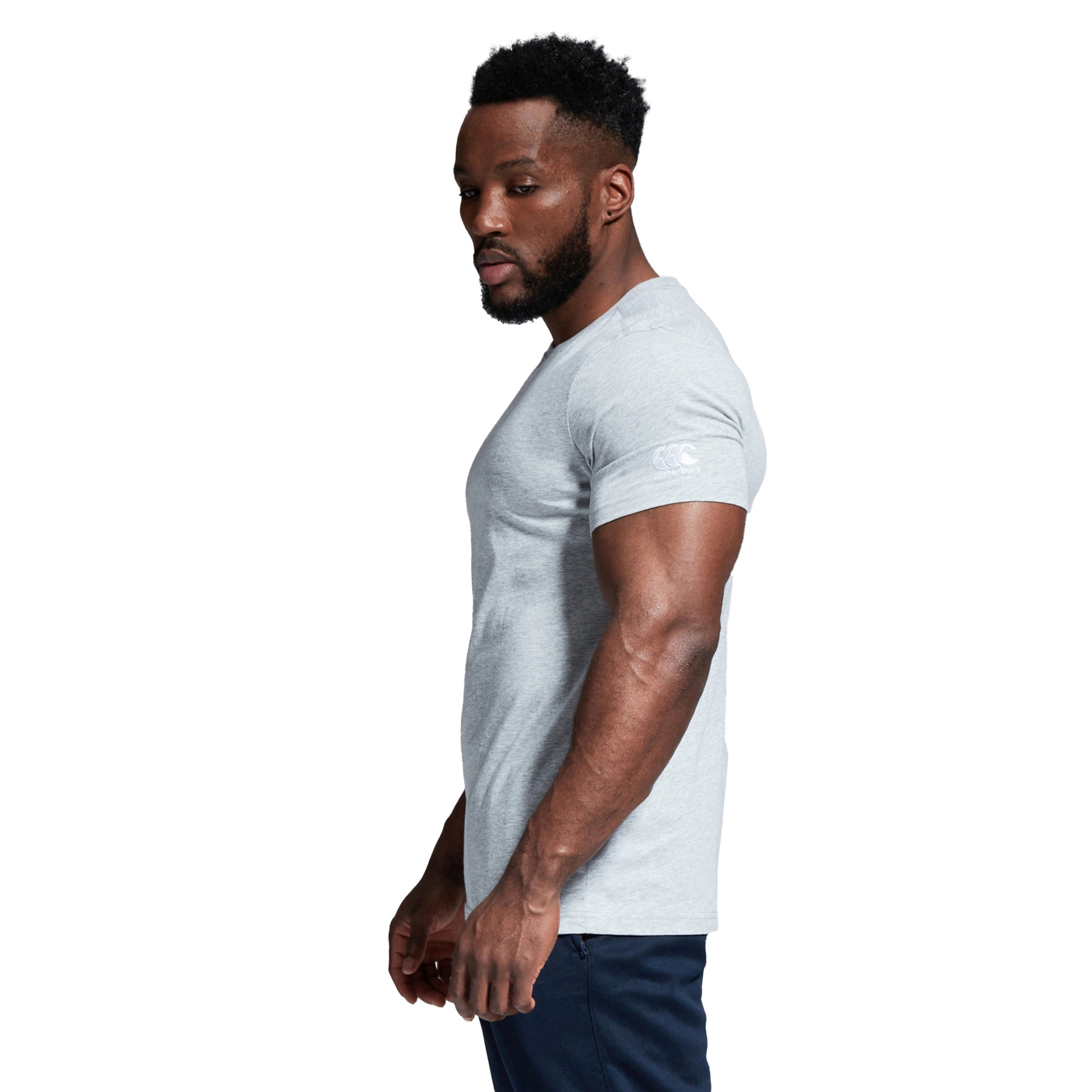 Classic Marl - Lifestyle - Canterbury Mens Club Plain T-Shirt