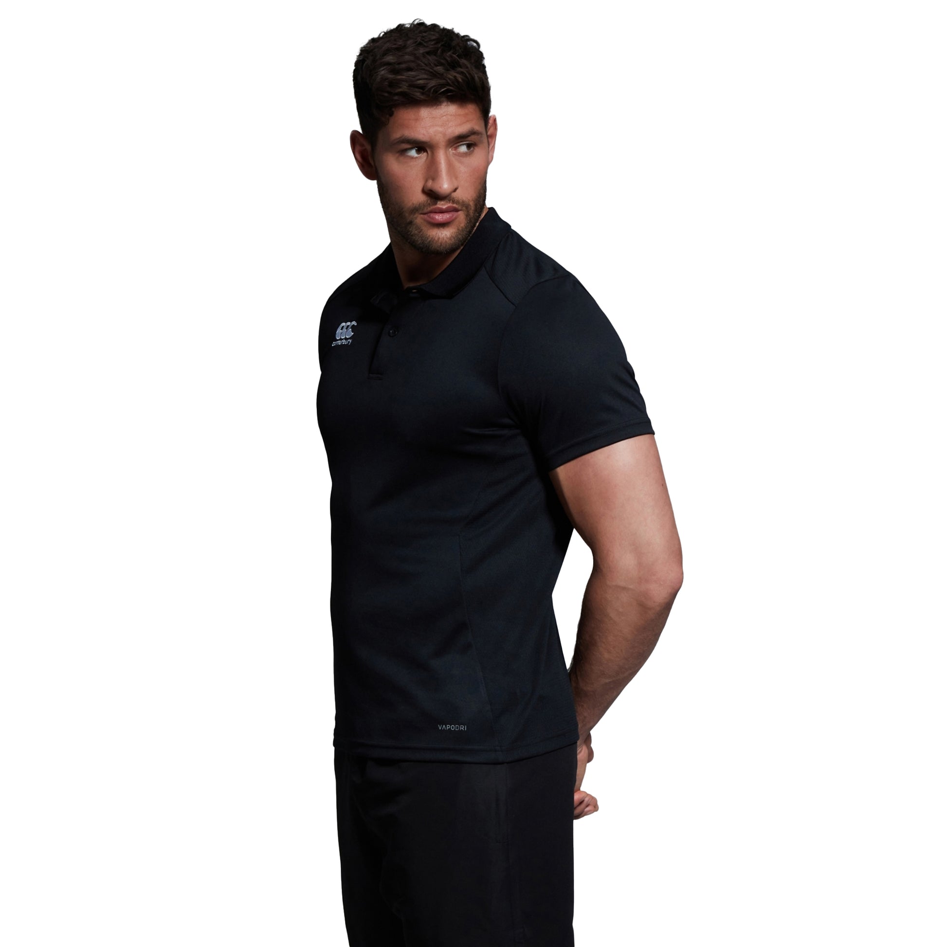 Black - Lifestyle - Canterbury Mens Club Dry Polo Shirt