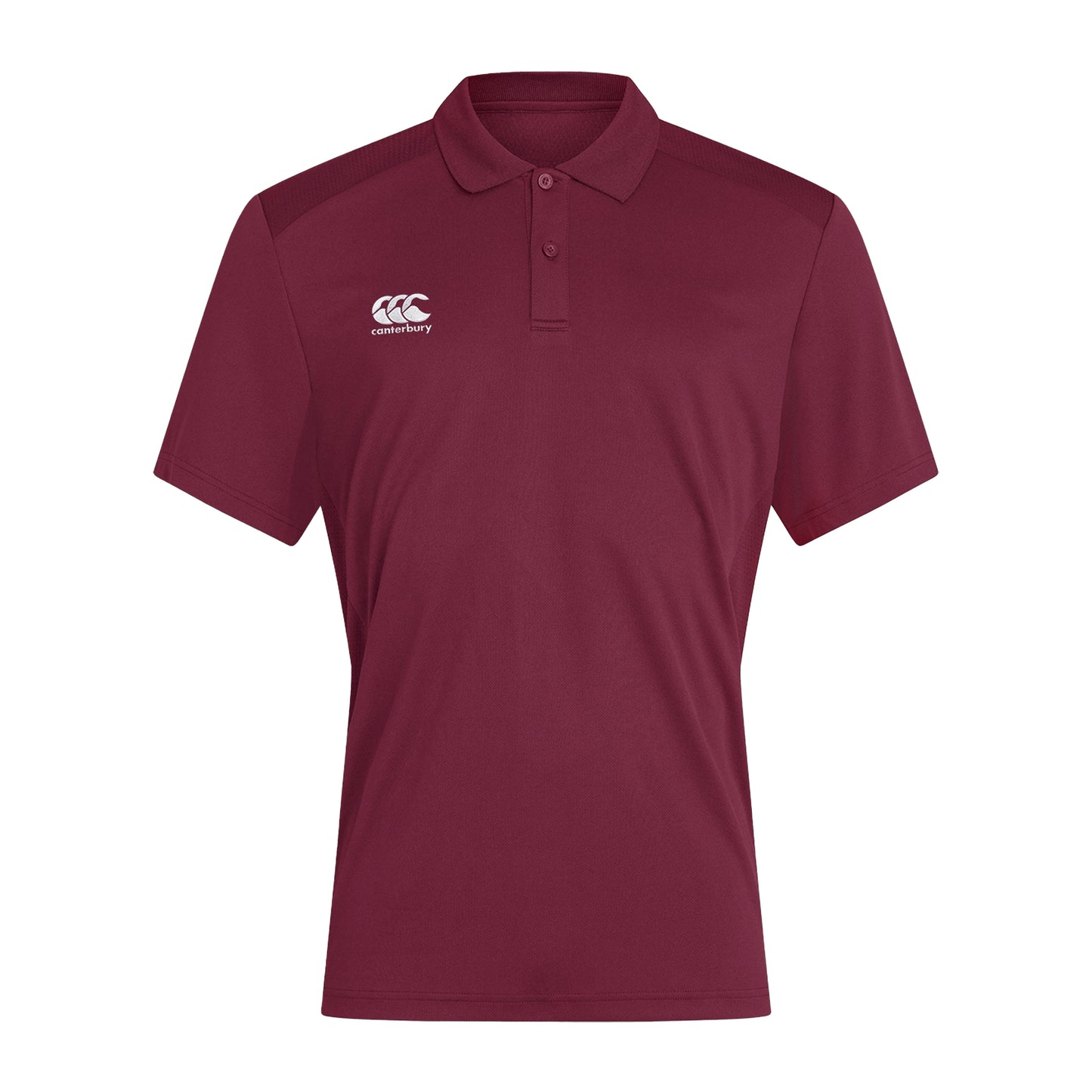 Maroon - Front - Canterbury Mens Club Dry Polo Shirt