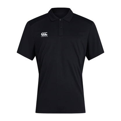 Black - Front - Canterbury Mens Club Dry Polo Shirt