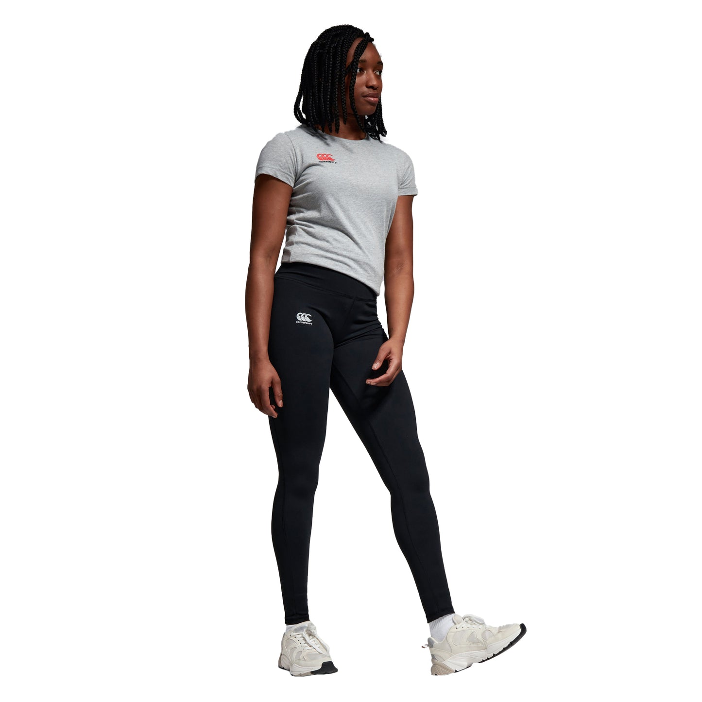 Jet Black - Lifestyle - Canterbury Womens-Ladies Vapodri Full Length Leggings