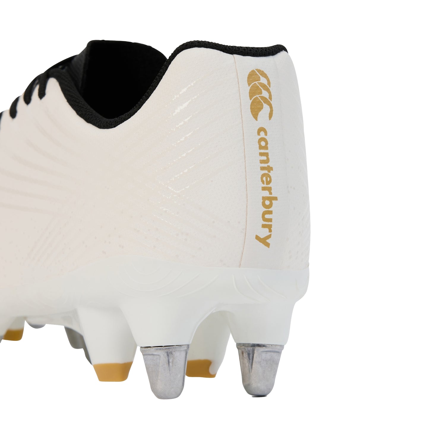 White - Back - Canterbury Unisex Adult Stampede Groundbreak Team Stamped Soft Ground Football Boots