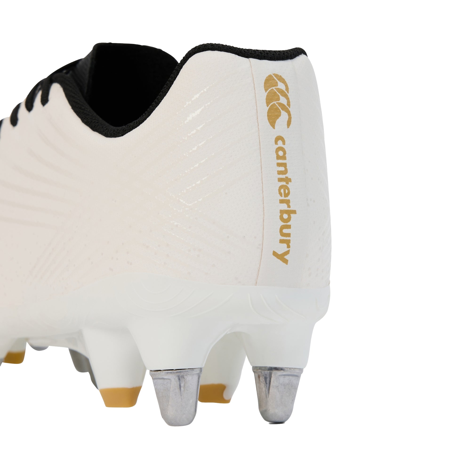 White - Back - Canterbury Unisex Adult Stampede Groundbreak Team Stamped Soft Ground Football Boots