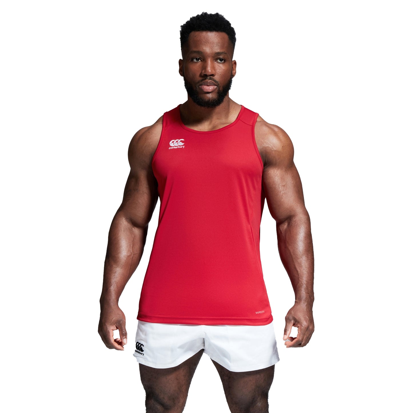 Flag Red - Side - Canterbury Mens Club Dry Tank Top