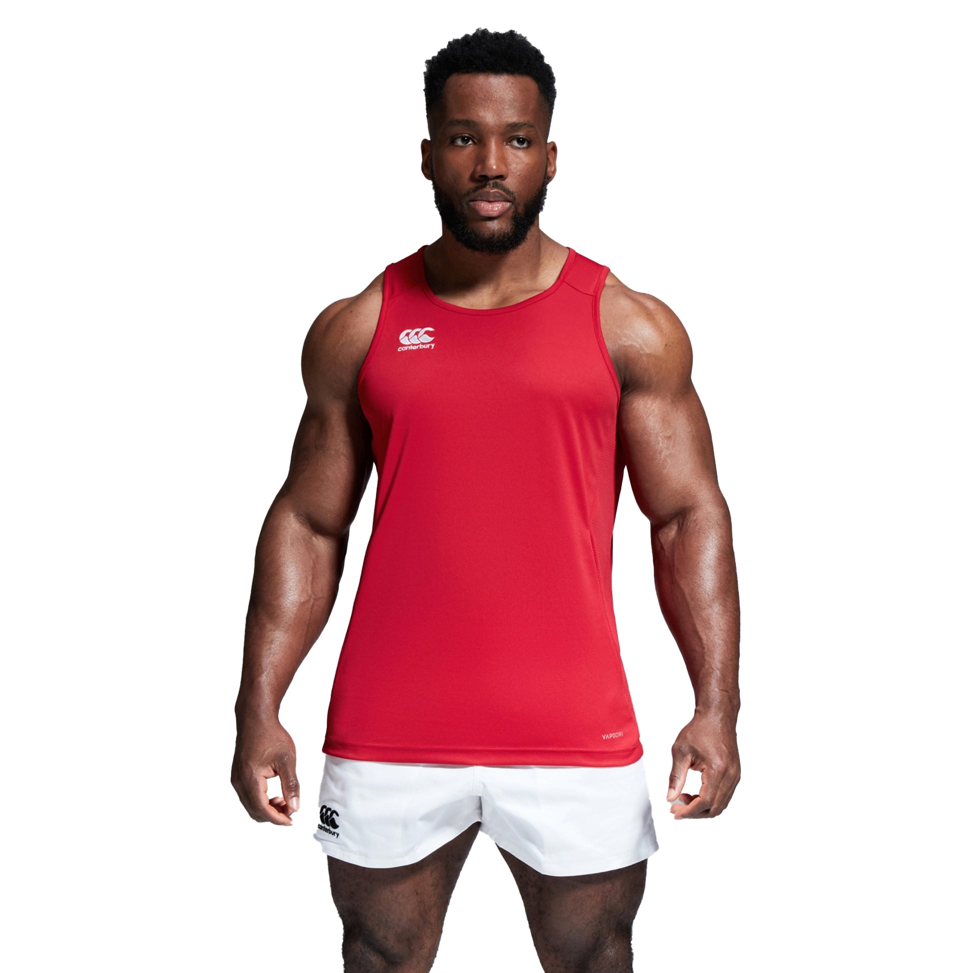 Flag Red - Side - Canterbury Mens Club Dry Tank Top