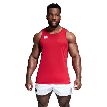 Flag Red - Side - Canterbury Mens Club Dry Tank Top