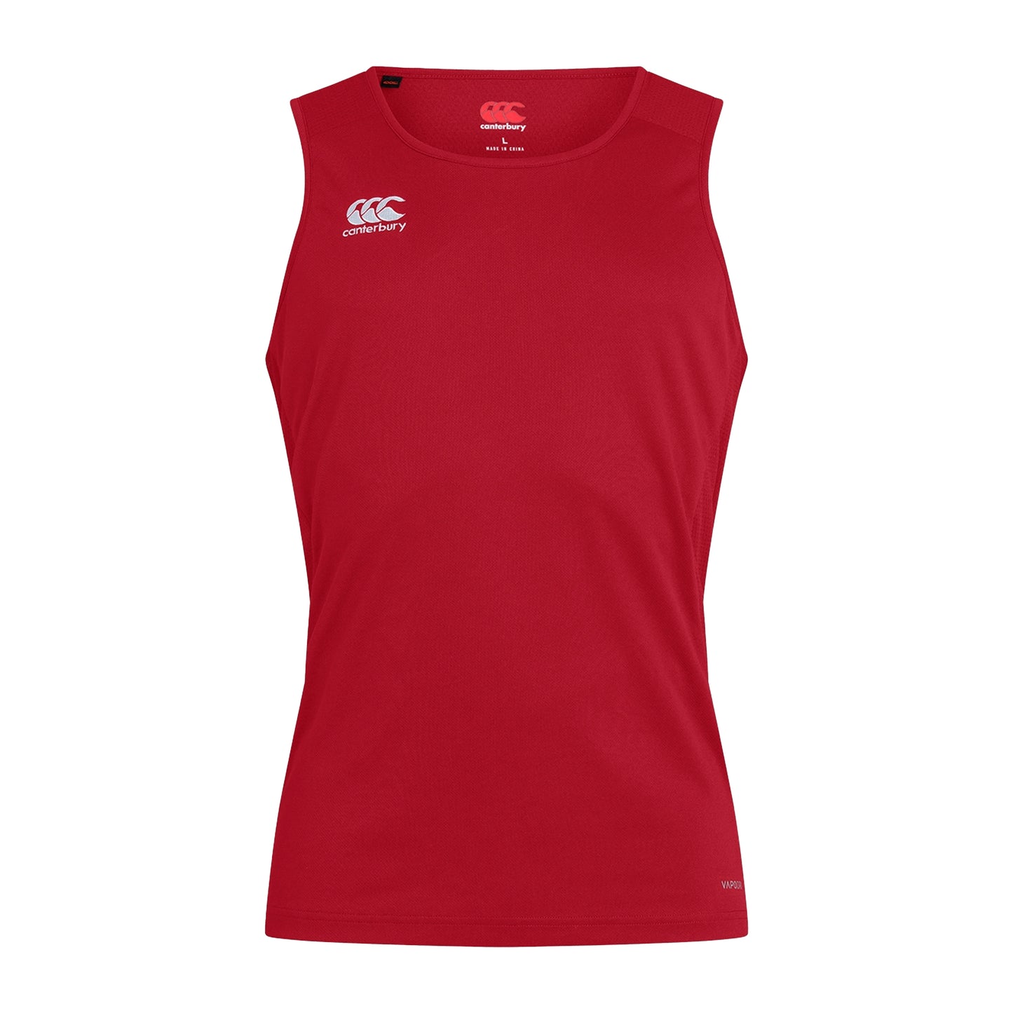 Flag Red - Front - Canterbury Mens Club Dry Tank Top