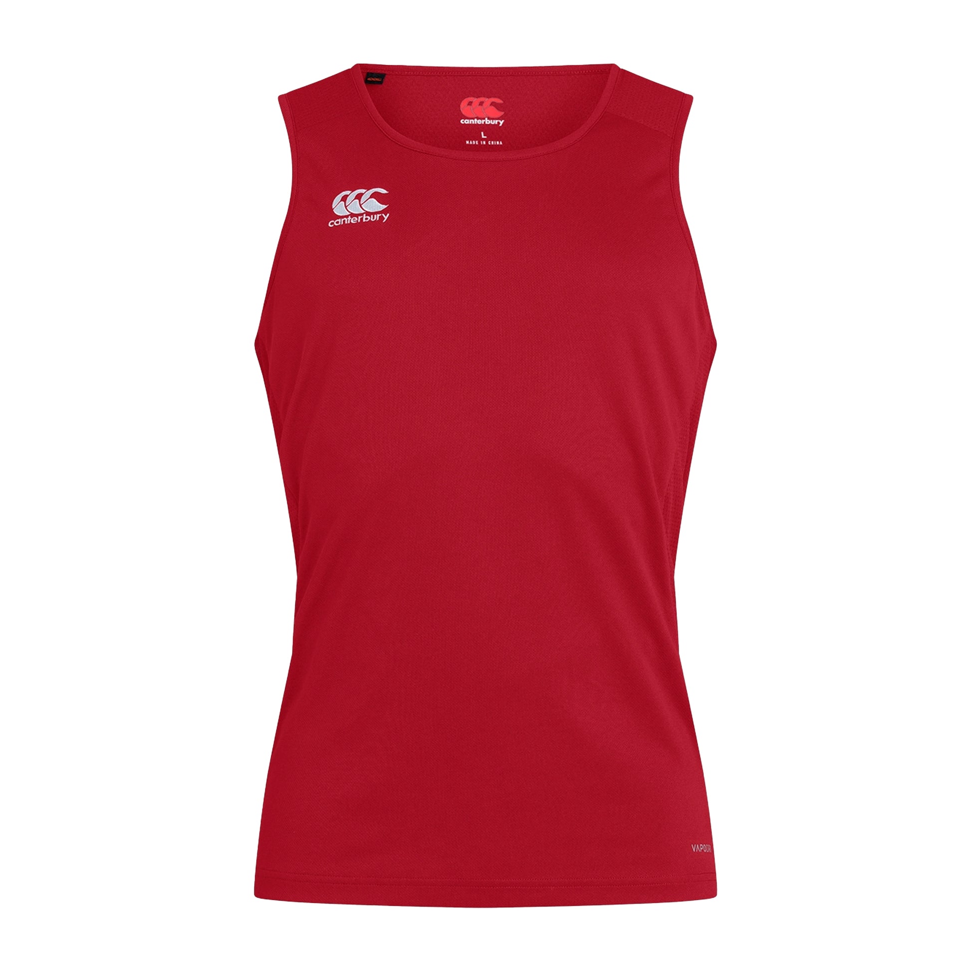 Flag Red - Front - Canterbury Mens Club Dry Tank Top