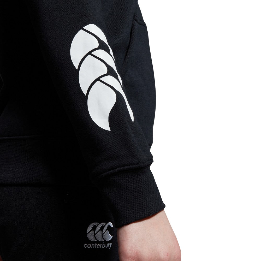 Black - Side - Canterbury Childrens-Kids Club Hoodie