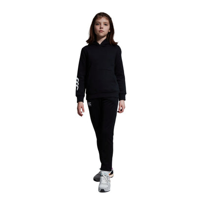 Black - Close up - Canterbury Childrens-Kids Club Hoodie