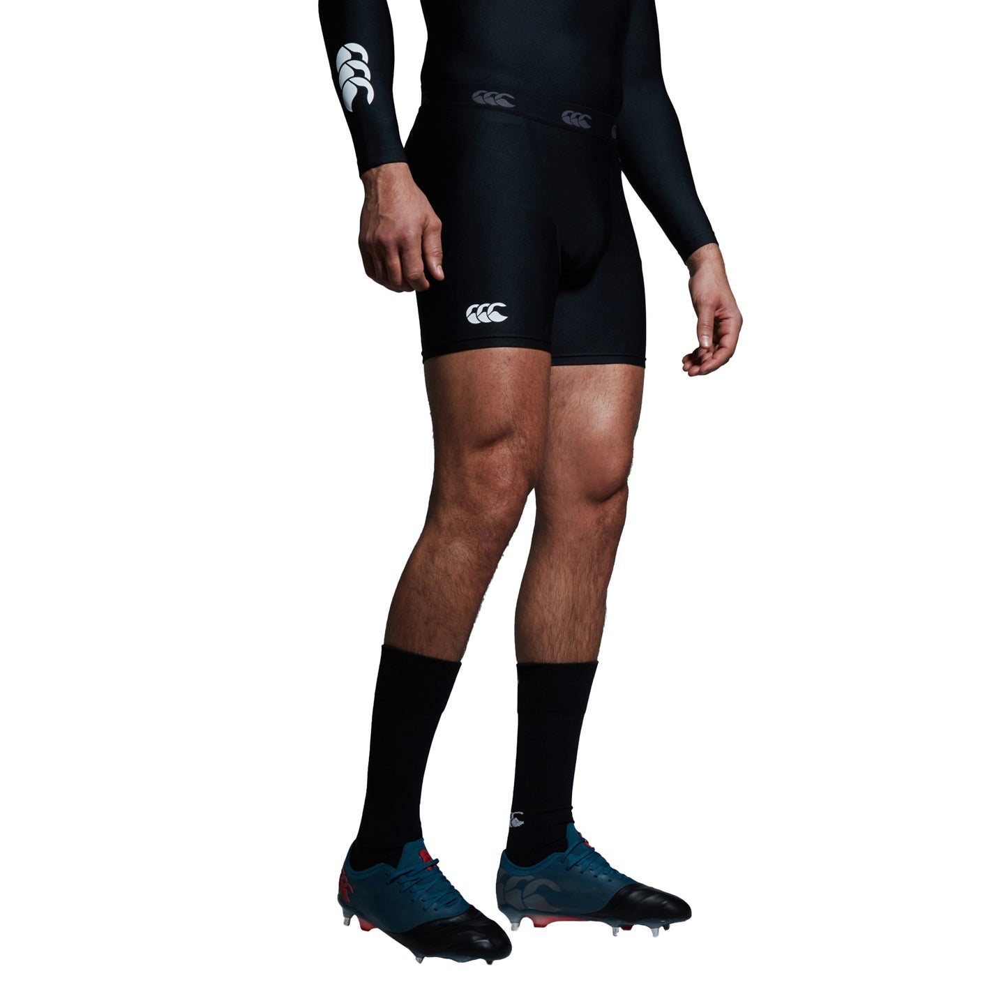 Black - Side - Canterbury Mens Thermoreg Shorts