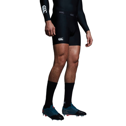 Black - Side - Canterbury Mens Thermoreg Shorts