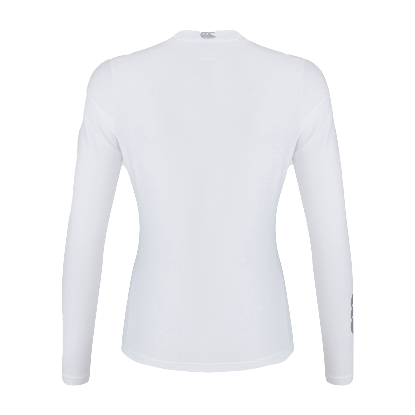 White - Back - Canterbury Womens-Ladies Thermoreg Long-Sleeved Base Layer Top