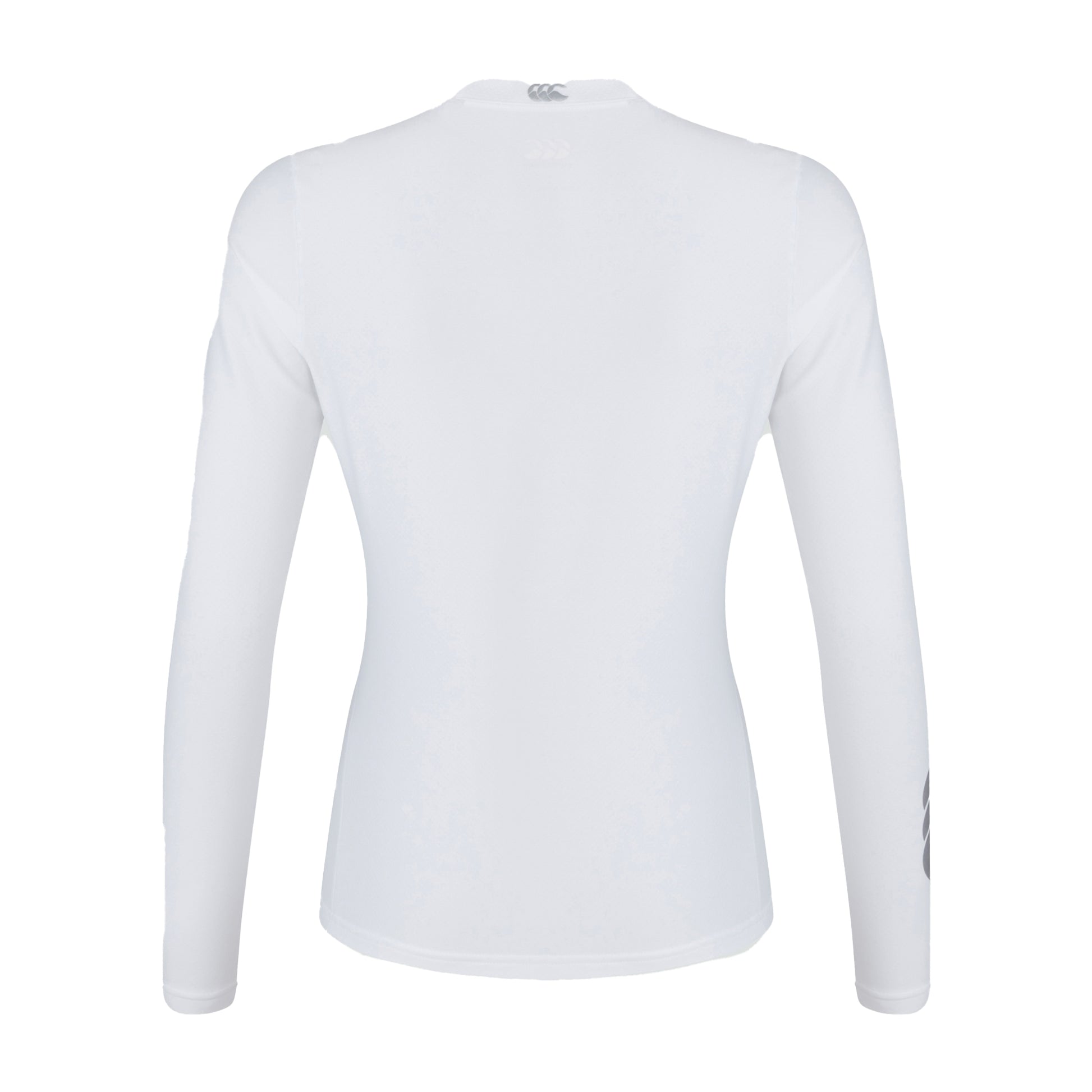 White - Back - Canterbury Womens-Ladies Thermoreg Long-Sleeved Base Layer Top