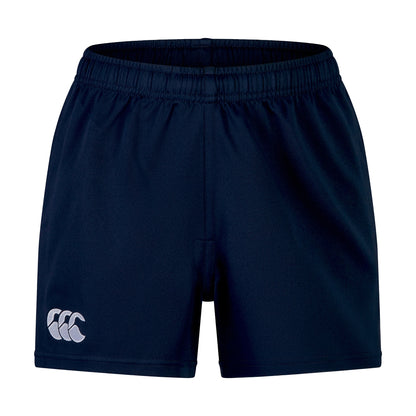 Navy - Front - Canterbury Childrens-Kids Professional 2.0 Rugby Shorts
