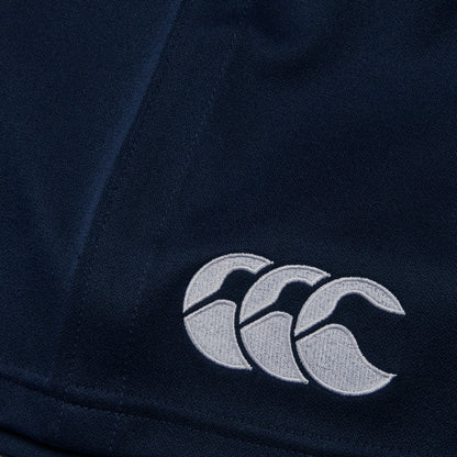 Navy - Side - Canterbury Childrens-Kids Professional 2.0 Rugby Shorts