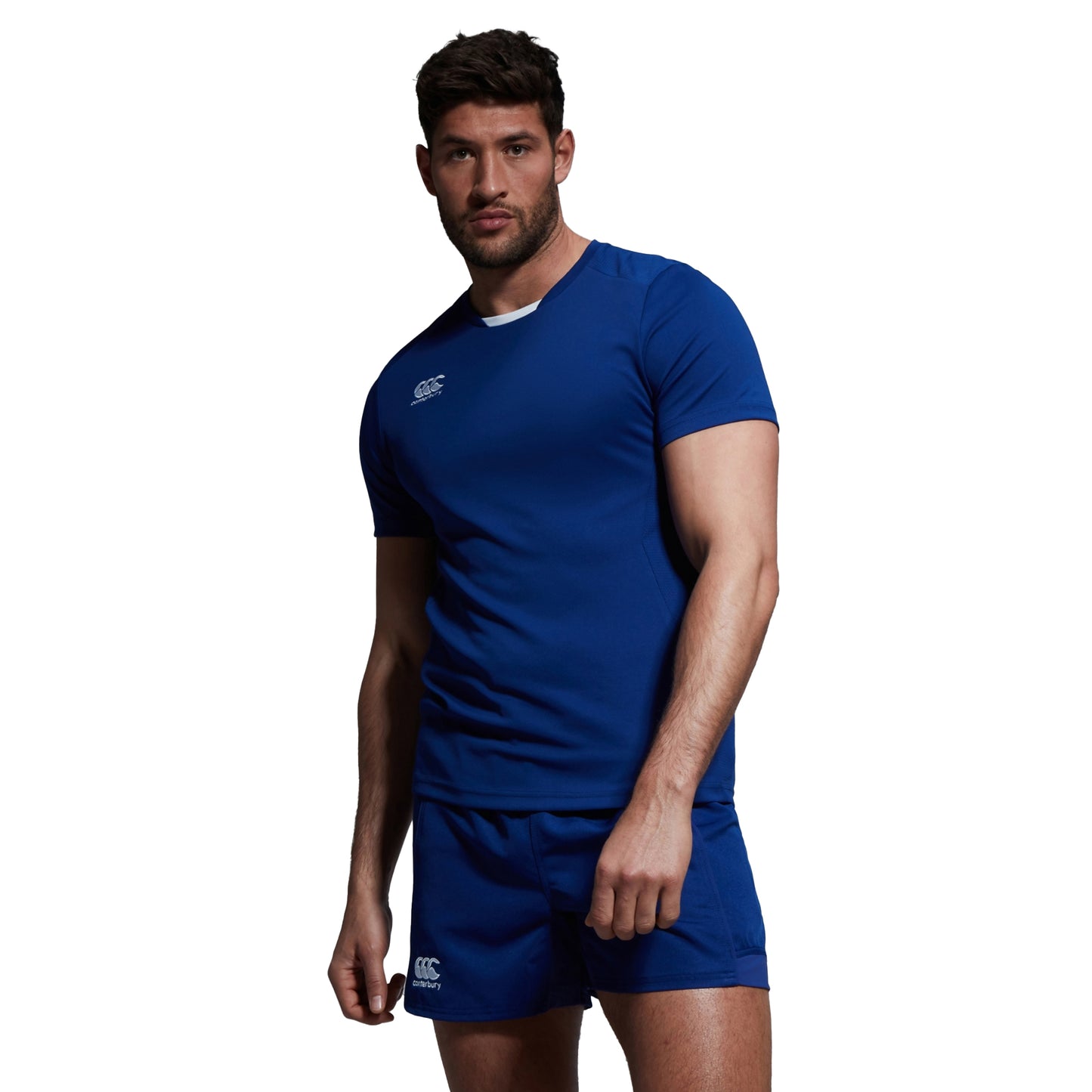 Royal Blue - Side - Canterbury Mens Club Dry T-Shirt
