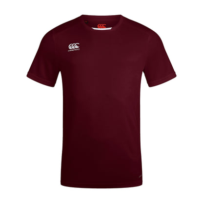 Maroon - Front - Canterbury Mens Club Dry T-Shirt
