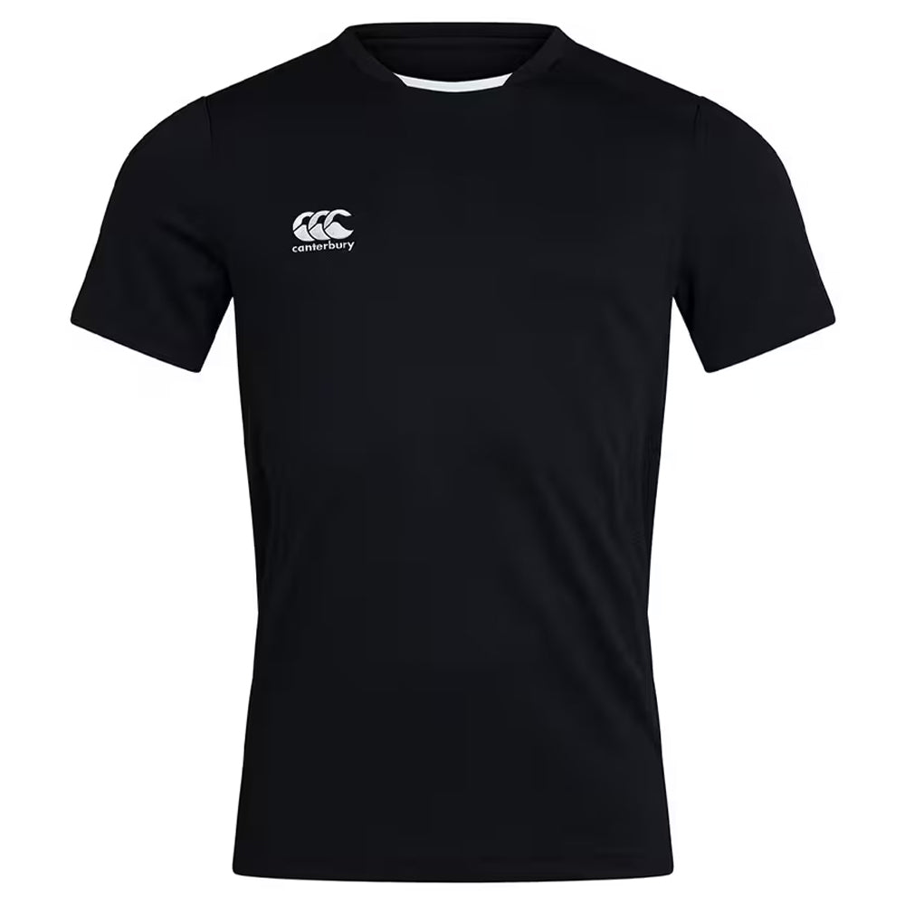 Black - Front - Canterbury Childrens-Kids Club Dry T-Shirt