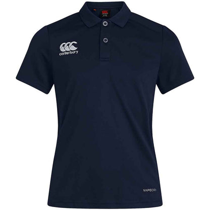 Navy - Front - Canterbury Womens-Ladies Club Polo Jersey