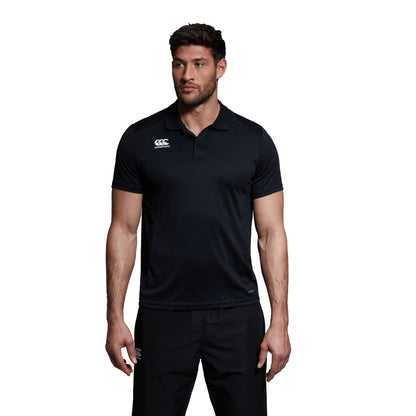 Black - Side - Canterbury Mens Club Dry Polo Shirt