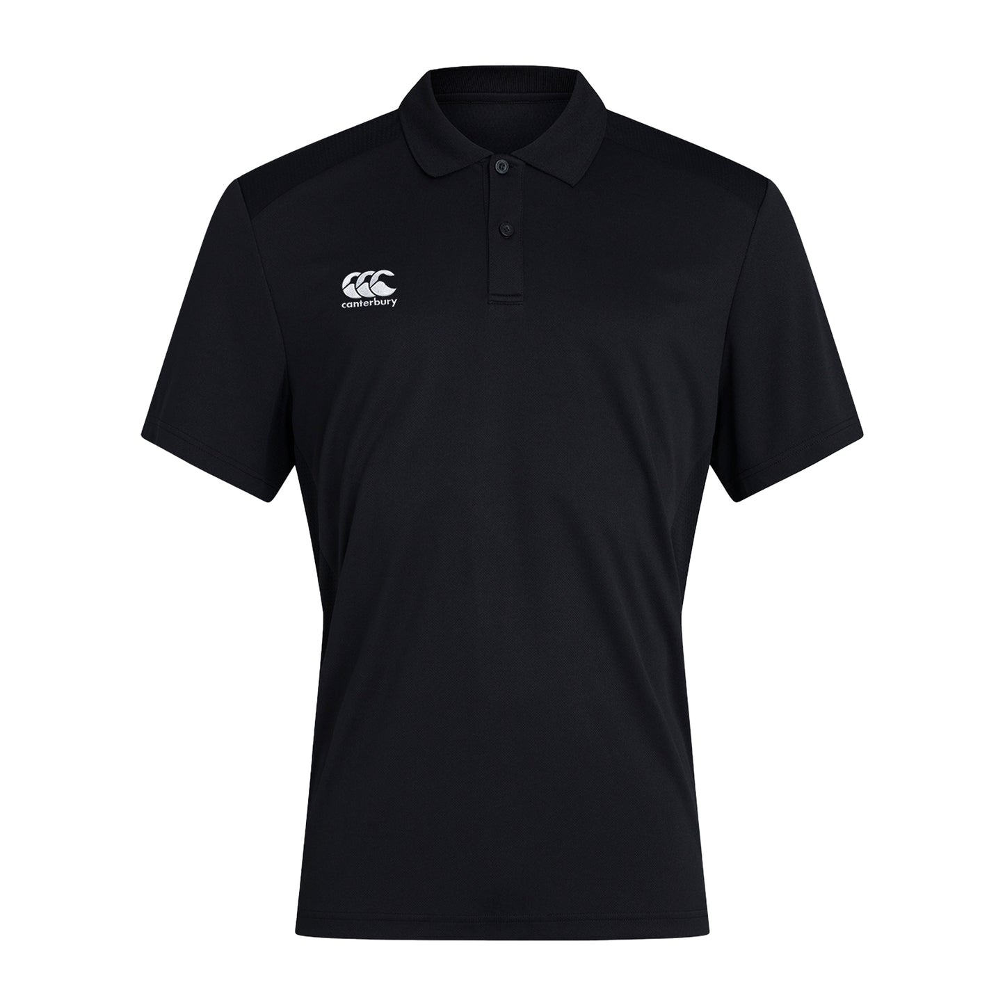 Black - Front - Canterbury Mens Club Dry Polo Shirt