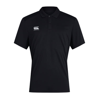 Black - Front - Canterbury Mens Club Dry Polo Shirt
