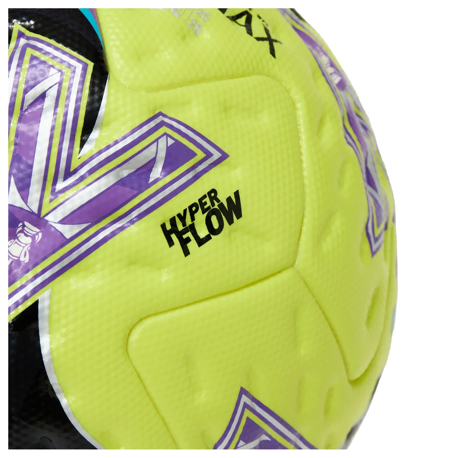 Purple-Black-Vibrant Lime - Back - Mitre WFA Cup 25-26 Training Football