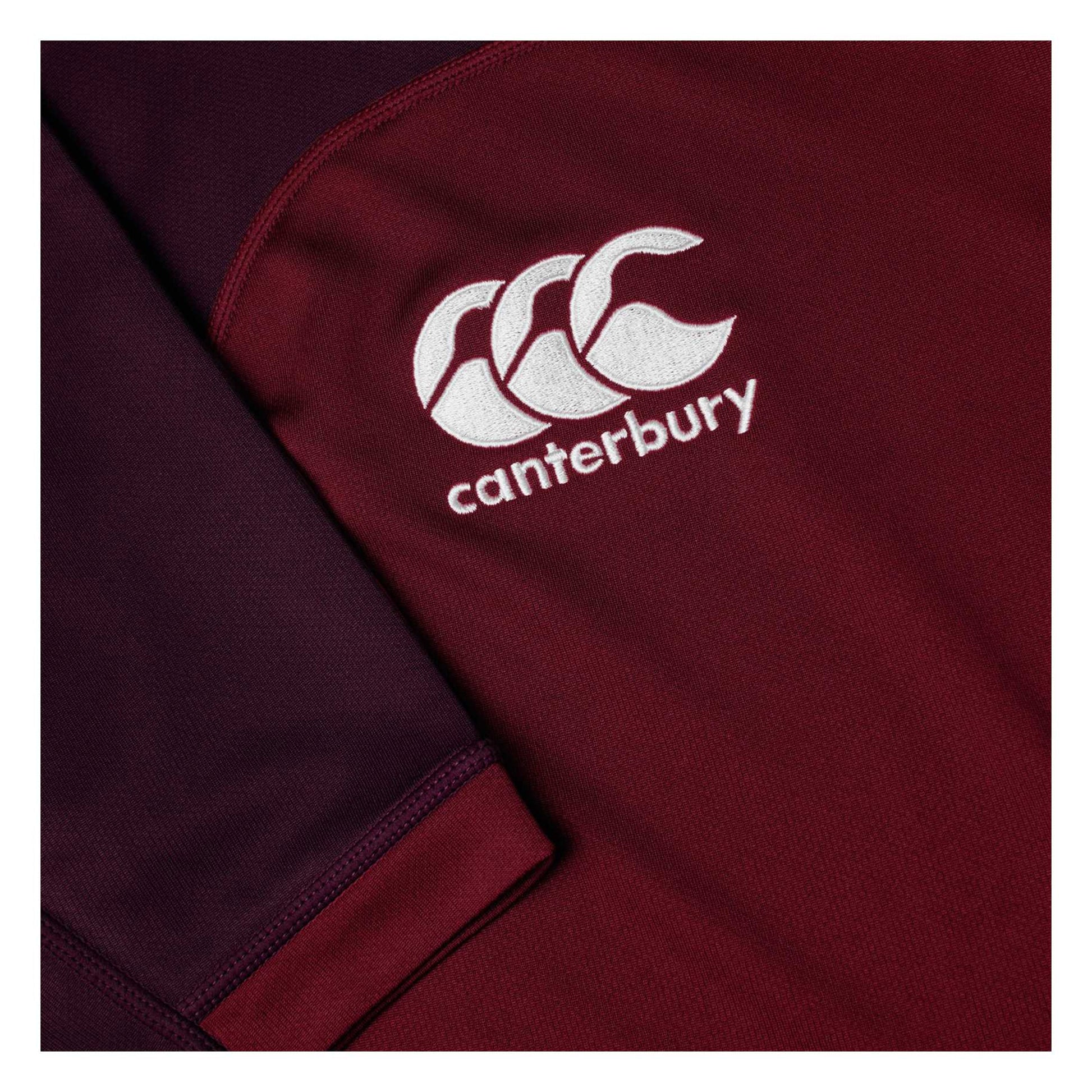 Maroon - Side - Canterbury Mens Evader Vapodri Jersey
