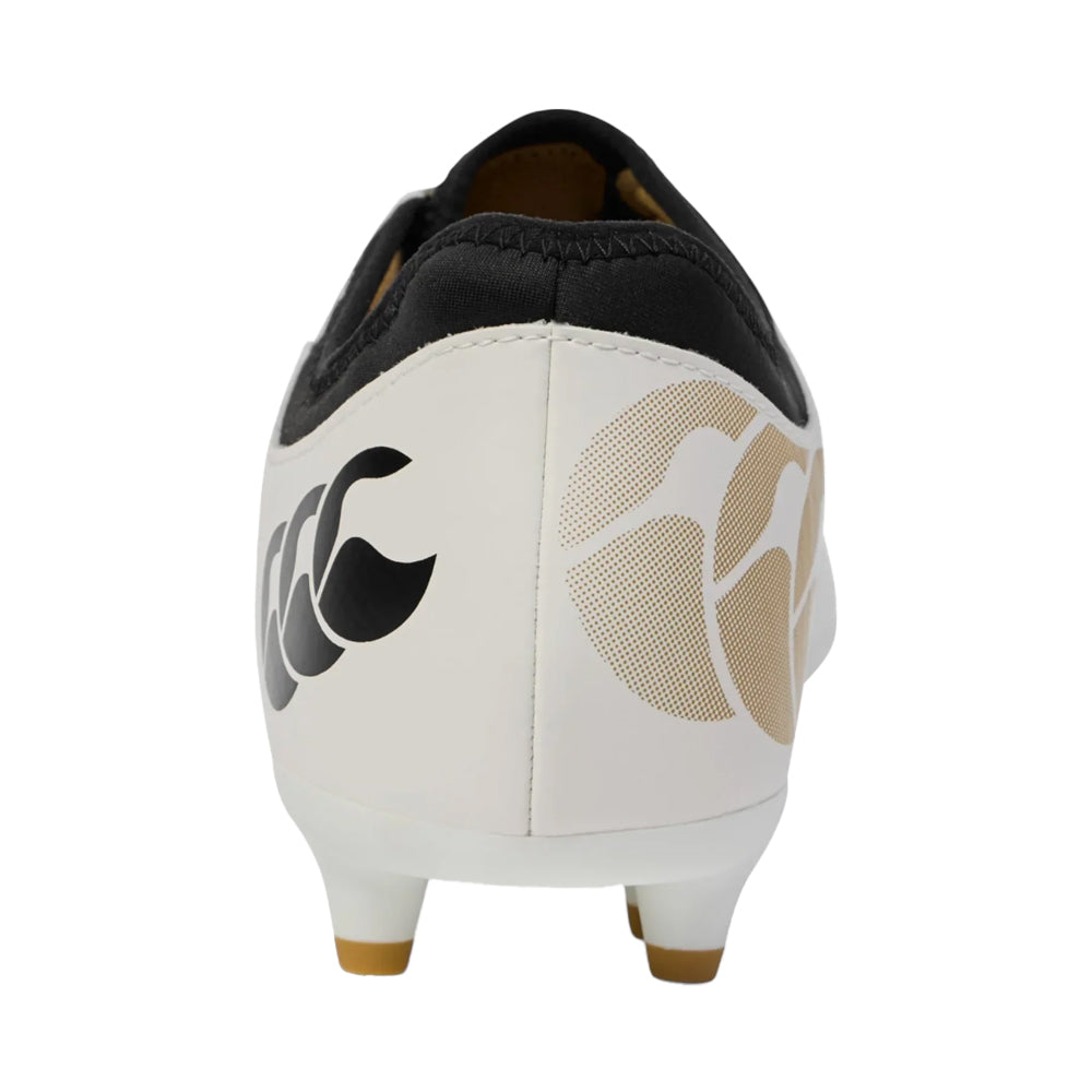 Snow White - Back - Canterbury Unisex Adult Phoenix 2.0 Team Firm Ground Rugby Boots