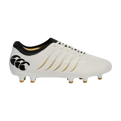 Snow White - Front - Canterbury Unisex Adult Phoenix 2.0 Team Firm Ground Rugby Boots