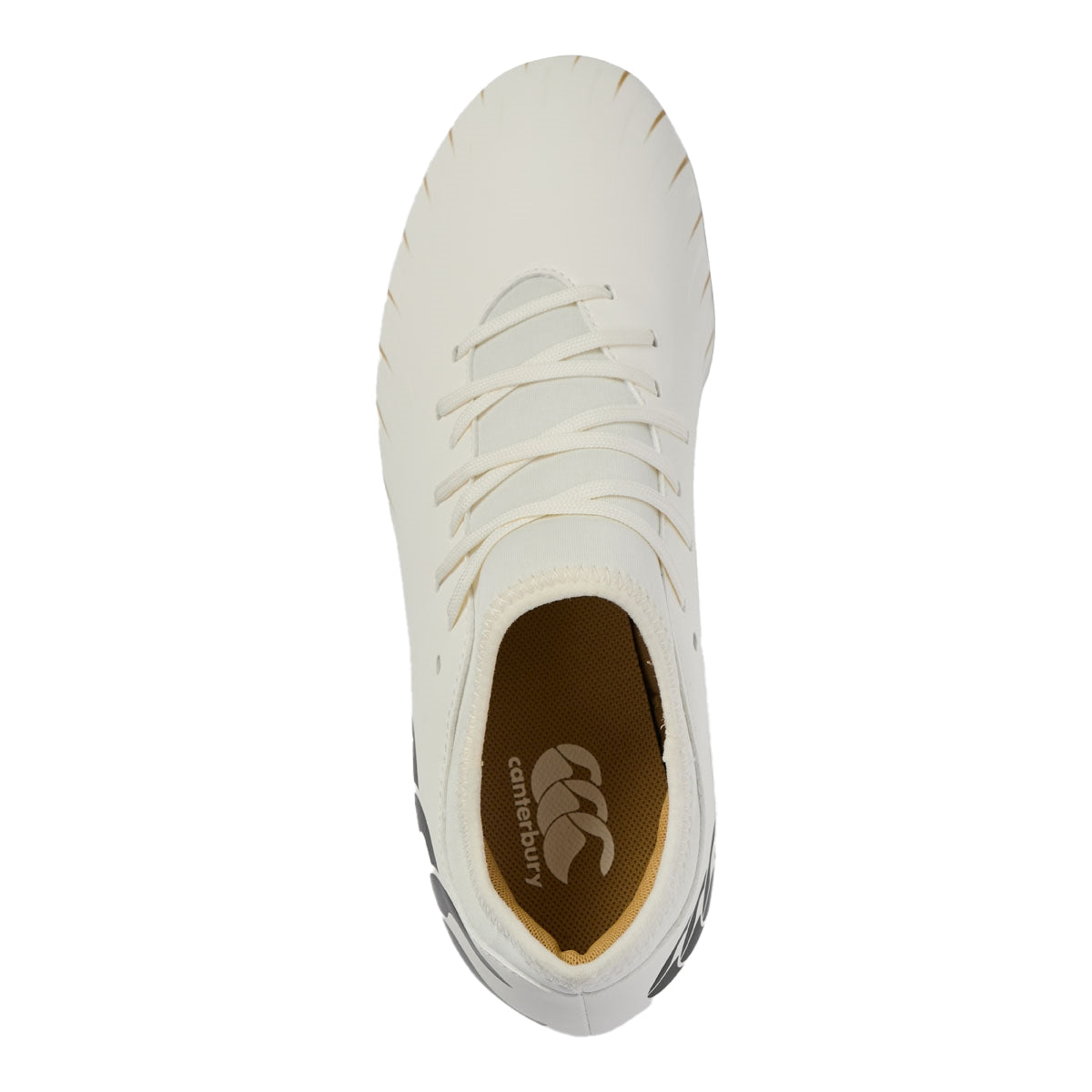 Snow White - Pack Shot - Canterbury Unisex Adult Speed Falcon Team Firm Ground Rugby Boots
