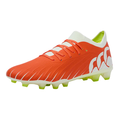 Tangerine Tango - Side - Canterbury Unisex Adult Speed Falcon Elite Firm Ground Rugby Boots