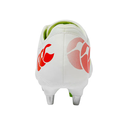 Snow White - Back - Canterbury Unisex Adult Phoenix 2.0 Team Soft Ground Rugby Boots