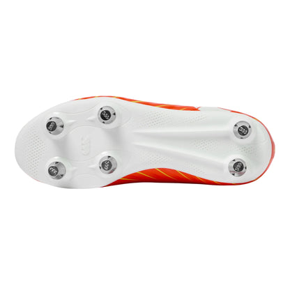 Tangerine Tango - Side - Canterbury Childrens-Kids Speed Falcon Soft Ground Rugby Boots
